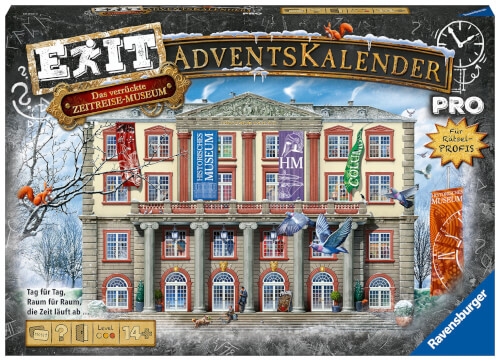 Ravensburger 18958 EXIT Adventskalender pro - Das verrückte Zeitreisemuseum