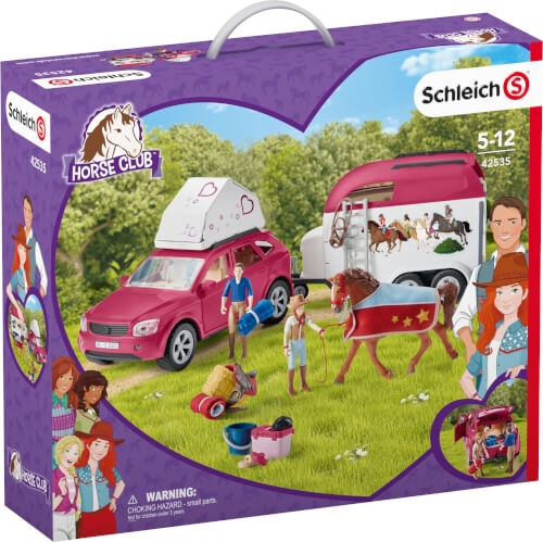 Schleich 42535 Horse Club Abenteuer mit Auto und Pferdeanhänger