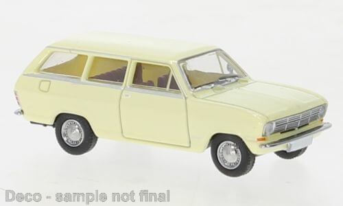 Brekina 20431 Opel Kadett B Caravan hellgelb, 1965