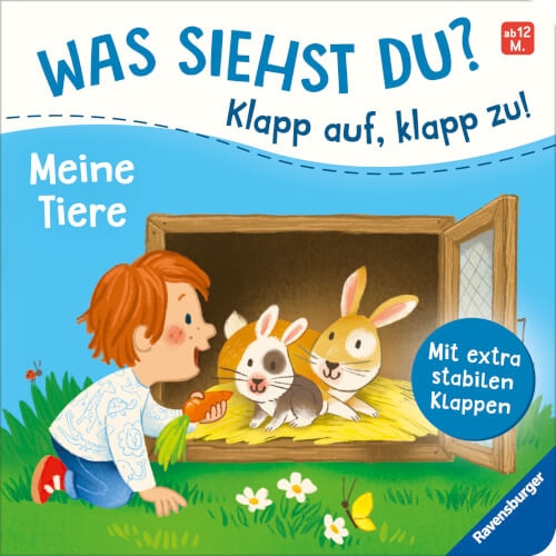 Ravensburger 41816 Was siehst du? Klapp auf, klapp zu! Meine Tiere