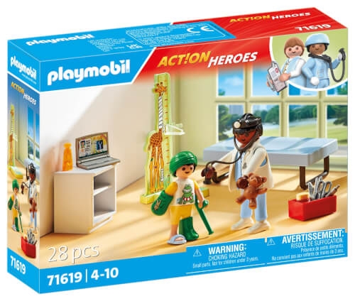 PLAYMOBIL 71619 Kinderarzt mit Teddybär