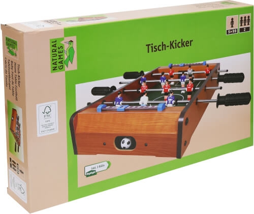 Vedes 61704060 Natural Games Tischkicker 51x31,5x9 cm