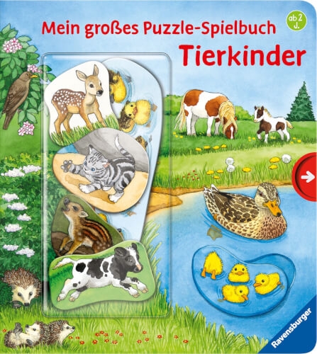 Ravensburger 43812 Mein großes Puzzle-Spielbuch: Tierkinder Pappbilderbuch über 10 Euro