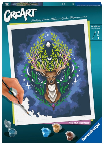 Ravensburger 23640 Malen nach Zahlen Pixie Cold: Mystic Deer Malen nach Zahlen Serie C