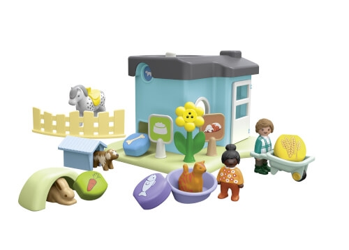 PLAYMOBIL 71690 Junior: Tierpension mit Futterspender