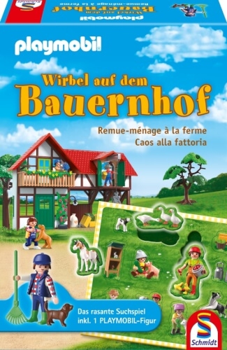 Schmidt Spiele 40593 Playmobil Wirbel auf dem Bauernhof