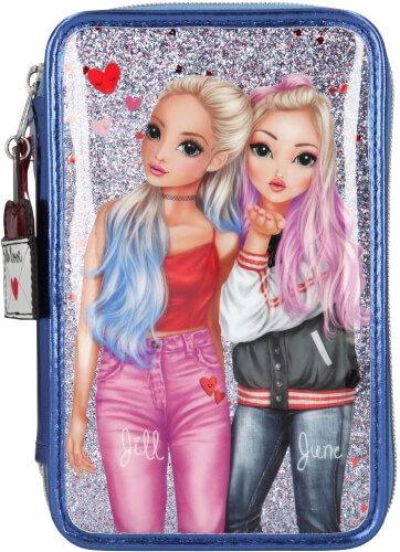 Depesche 10932 TOPModel 3-Fach Federtasche Friends LOVE