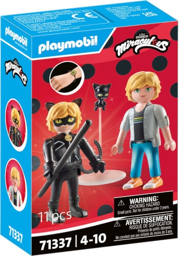 PLAYMOBIL 71337 Miraculous: Adrien & Cat Noir