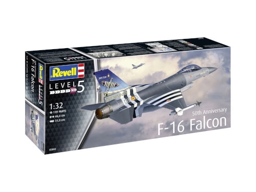 Revell 03802 F-16 Falcon 50th Anniversary, Revell 0Modellbausatz