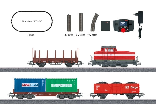 Märklin 29065 - H0 Digital-Startpackung Moderner Rangierbetrieb mit DHG 500