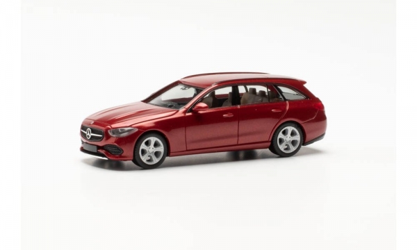 Herpa 430388 Mercedes-Benz C-Klasse T-Modell, hyazinthrot-metallic