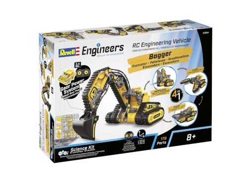 Revell 21304 RC Engineering Vehicle 4in1, Revell Engineers - Bauen, Forschen, Entdecken