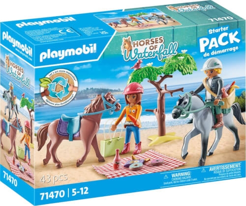 PLAYMOBIL 71470 Reitausflug an den Strand mit Amelia und Ben