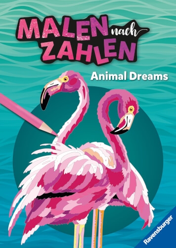 Ravensburger 48955 Malen nach Zahlen Ravensburger Malen nach Zahlen Animal Dreams - 64 Seiten - 24 F