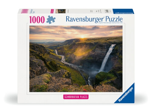 Ravensburger 12000110 Puzzle Haifoss auf Island 1000 Teile