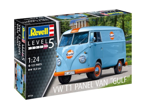 Revell 07726 VW T1 panel van Gulf, Revell 0Modellbausatz