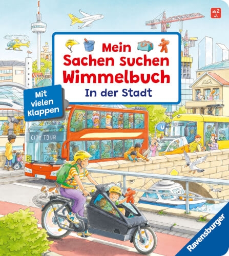 Ravensburger 41882 Mein Sachen suchen Wimmelbuch: In der Stadt Pappbilderbuch über 10 Euro