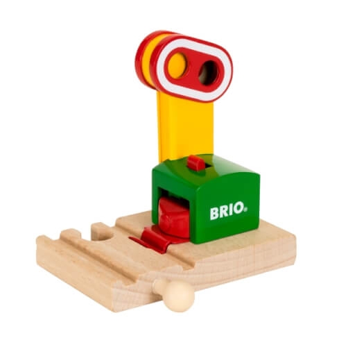 BRIO 33868000 Magnetische Bahn-Ampel, ab 3 Jahren, Holz und Kunststoff