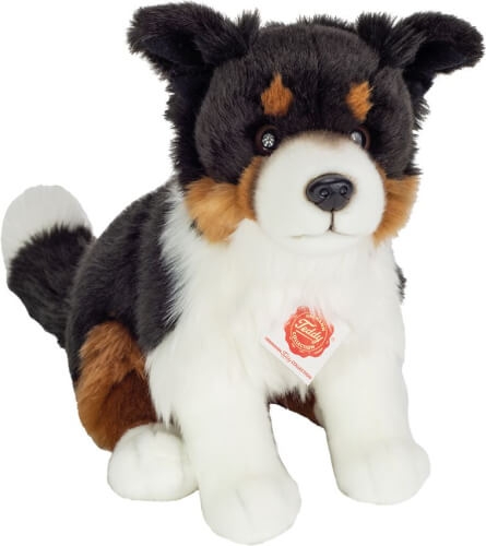 Teddy Hermann 91956 Tri-Color Border Collie sitzend, 30 cm