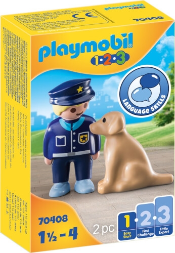 Playmobil 70408 Polizist mit Hund