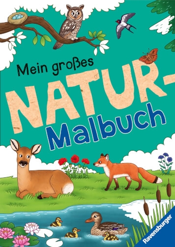 Ravensburger 48947 Mein großes Natur-Malbuch Kreativität