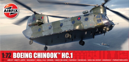 Airfix 996023 1/72 Boeing Chinook HC.1 . Plastikmodellbausatz eines US-amerikanischen Helikopters