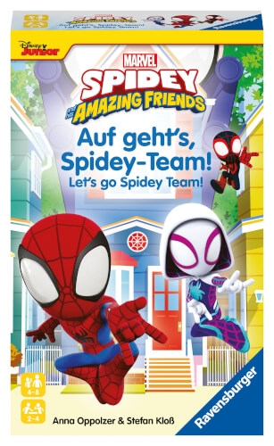 Ravensburger 22594 Spidey and his Amazing Friends - Auf geht's, Spidey-Team! Mitbringspiele Mitbring