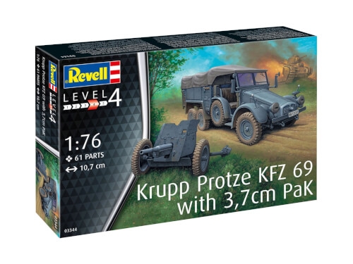 Revell 03344 Krupp Protze KFZ 69 with 3,7c