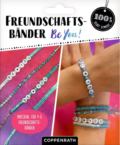 Coppenrath 95295 Freundschaftsbänder Be You! - 100% s.g.