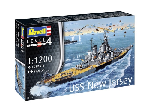 Revell 05183 Battleship USS New Jersey, Revell 0Modellbausatz