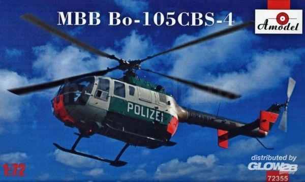 Amodel AMO72355 MBB Bo-105CBS-4 Helicopter in 1:72