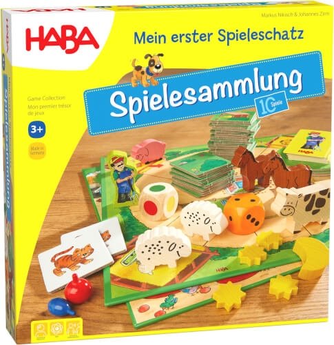 Haba 1004278001 Mein erster Spieleschatz - Die grosse HABA-Spielesammlung