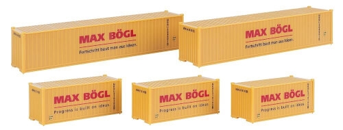 Faller 190409 5er Container-Set Max Bögl