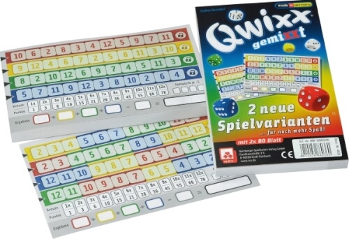 NSV Qwixx gemiXXt - Zusatzblöcke 2er Pack