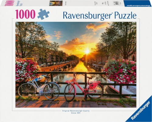 Ravensburger 12000662 Puzzle Fahrräder in Amsterdam 1000 Teile