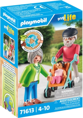 PLAYMOBIL 71613 Großeltern mit Baby