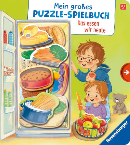 Ravensburger 41894 Mein großes Puzzle-Spielbuch: Das essen wir heute