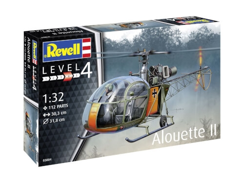 Revell 03804 Alouette II, Revell 0Modellbausatz