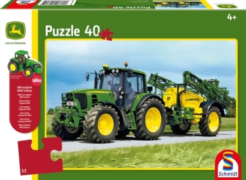 Schmidt Spiele 55625 Puzzle John Deere Traktor 6630, 40 Teile