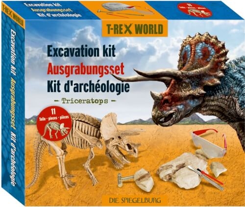 Coppenrath 18495 Großes Ausgrabungsset Triceratops - T-Rex World