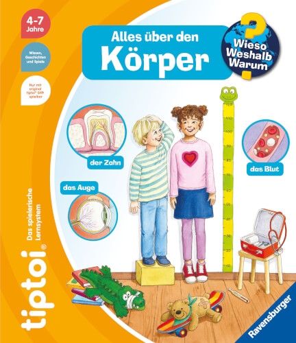 Ravensburger 49228 tiptoi® Wieso? Weshalb? Warum? Alles über den Körper