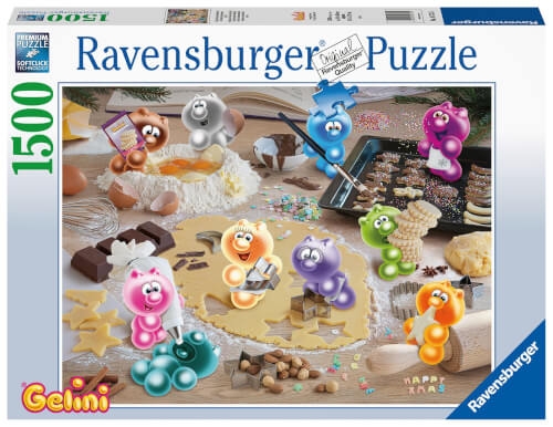 Ravensburger Puzzle 16713 - Gelinis Weihnachtsbäckerei - 1500 Teile Puzzle für Erwachsene und Kinder