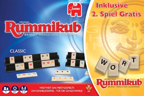 Jumbo 60510776 Original Rummikub + Rummikub Wort Exklusiv