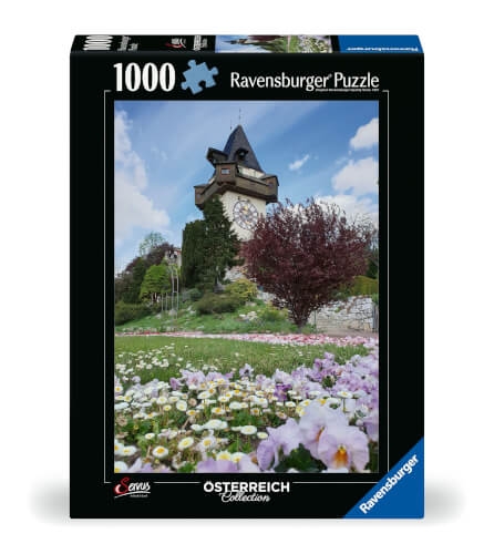 Ravensburger 12000611 Puzzle Uhrturm in Graz 1000 Teile