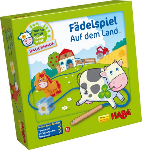 Haba 1005580001 Fädelspiel Auf dem Land